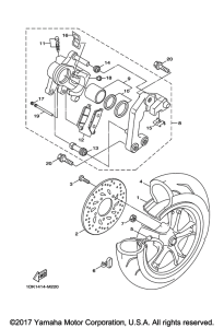 XC155 Переднее колесо
