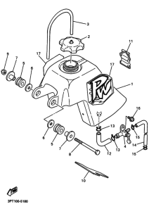 PW50 PW50G Tank fuel