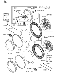 RM-Z250 Rear tire x