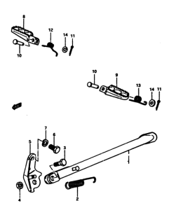 RM500 Stand - footrest