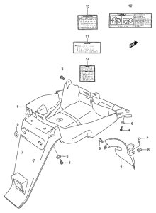 AG100 Заднее крыло