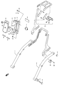 VS800 Frame handle grip