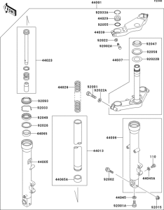  Передняя вилка