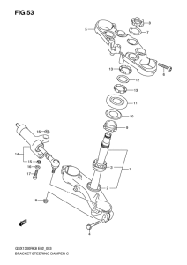 GSX1300R Bracket - steering damper