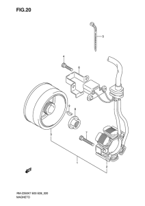 RM-Z250 Зажигание