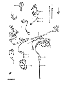 GSX400 Жгут проводов