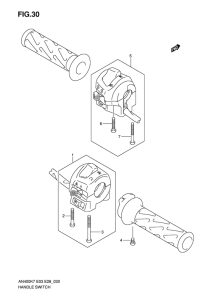 AN400 (ABS) Рулевой переключатель