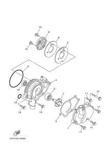 T135FI Водяной насос