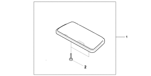 GL1800 (ABS) Trunk vanity mirr