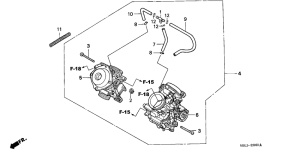NT650 Carburetor assy