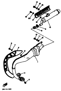 PW80 PW80E Выхлоп