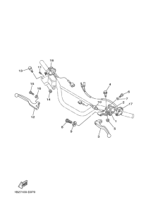 TTR125LE Handle switch & lever 2
