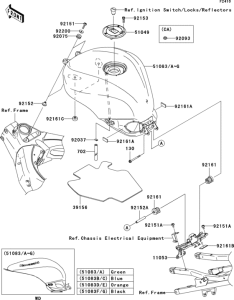 ZX1000 Fuel tank(1 / 2)