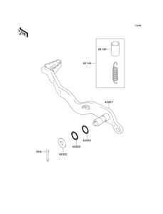  Педаль тормоза