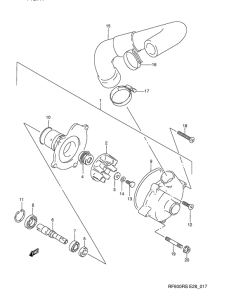 RF600 Водяная помпа