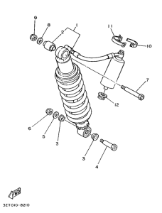 DT200R Задняя подвеска