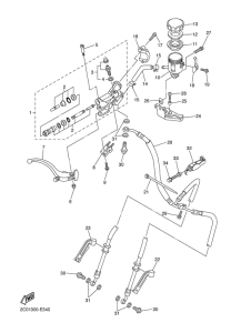 YZF-R6 Главный тормозной цилиндр