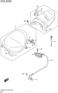 VZ800 Сиденье