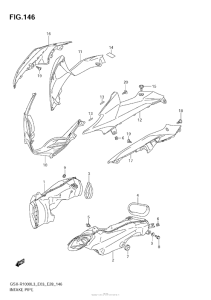 GSX-R1000Z Intake Pipe (Gsx-R1000Zl3 E28)