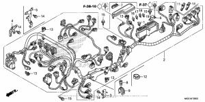 VFR1200F (DCT) Жгут проводов