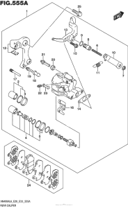 AN400 (ABS) Задний суппорт