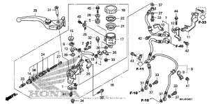  Передний тормозной цилиндр