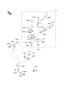 AN110 Передний тормозной цилиндр