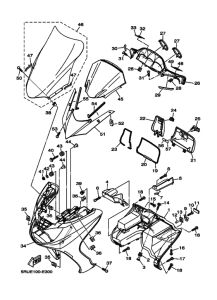 YP400 YP400V Щиток облицовочный