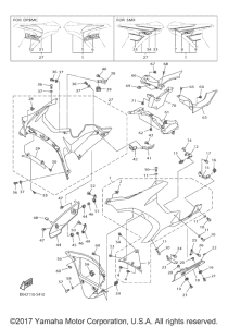 YZF-R1 Обтекатель 2