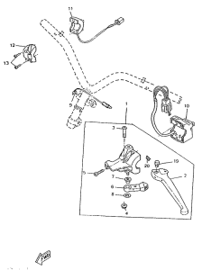 CW50RS Handle switch. lever