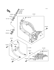 ZX900 Frame comp