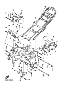 YZF-R6 Frame comp