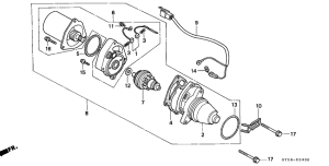 SA75 Стартерный мотор