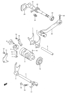 RM80 Переключение передач