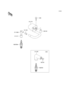 KE100 Система зажигания