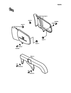 EL250 Боковые обтекатели