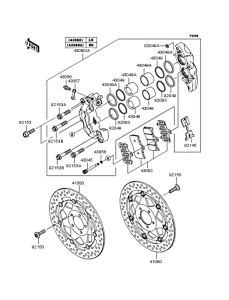 ZR1000 Передний тормоз