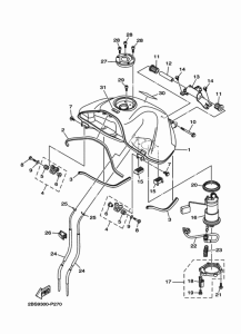 XT1200Z Топливная магистраль