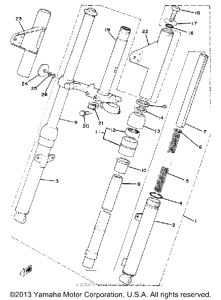 LB802AC Передняя вилка