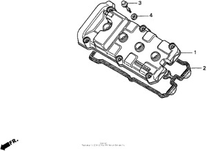 CBR900RR Крышка головки цилиндров