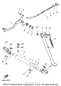 DT50W Stand - footrest