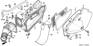 XR650R Воздухоочиститель