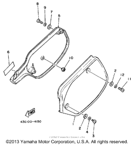 IT200N Боковые обтекатели