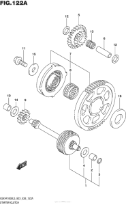 GSX-R1000 Муфта стартера