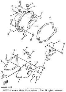 XT225EC Боковые крышки