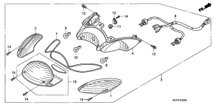 NES150 Задний фонарь