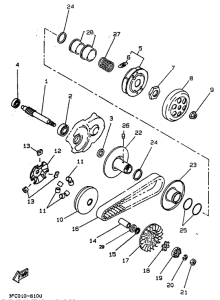 CW50 Сцепление