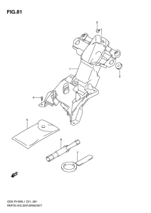 GSX-R1000 Parts holder bracket