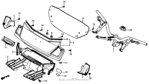 CH125 Handlebar + handlebar cover