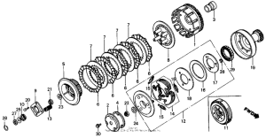 TR200 Сцепление